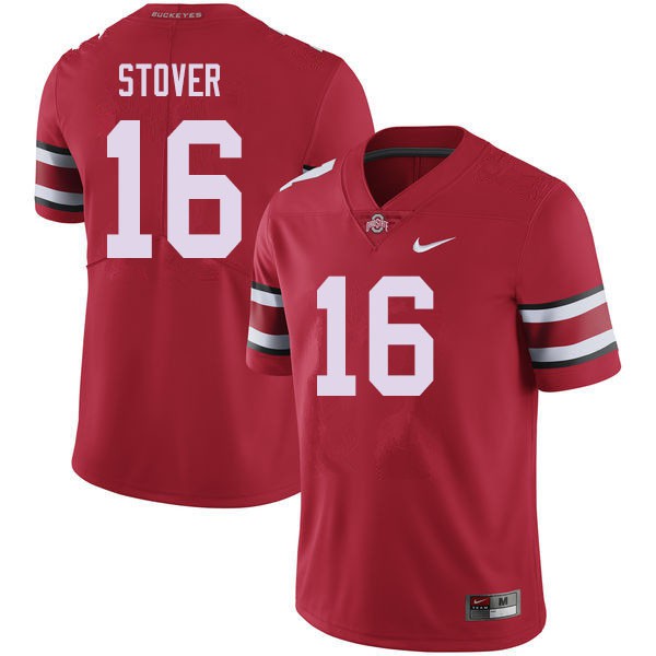 Ohio State Buckeyes #16 Cade Stover Men NCAA Jersey Red